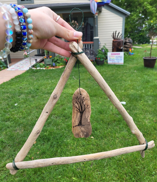 Hanging Driftwood Triangles- JVL Creations