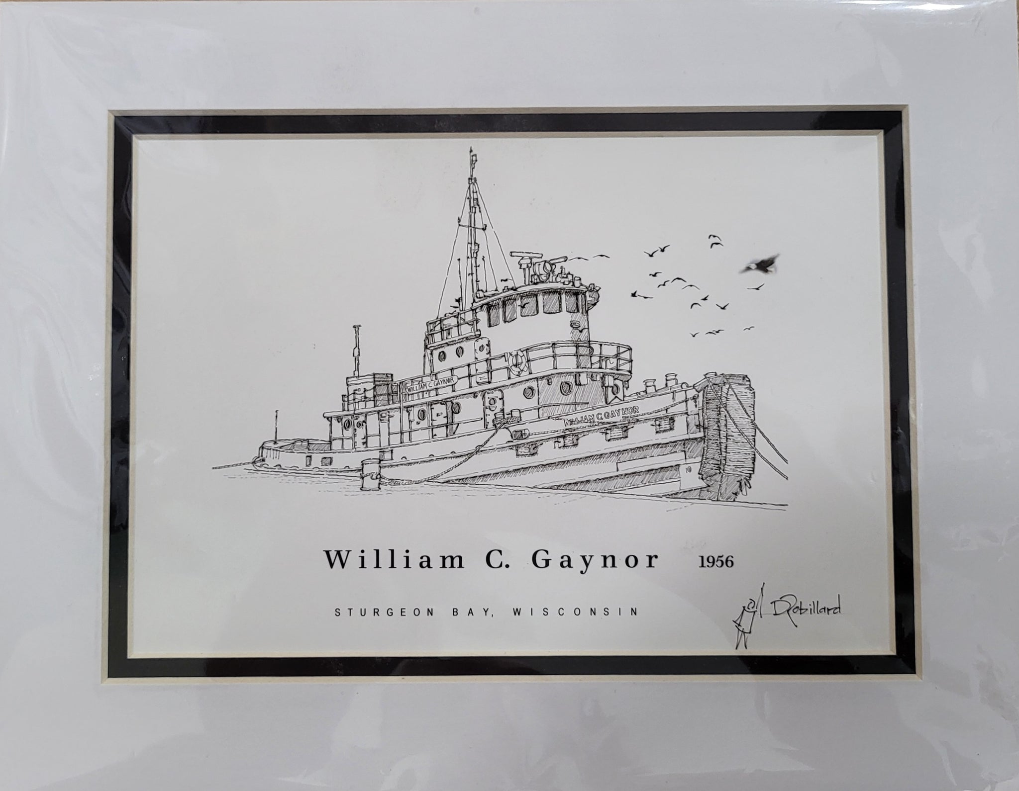“William C. Gaynor” - Printed Sketch (13x19”) by David Robillard #90