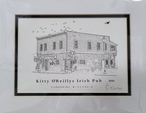 “Kitty O'Reilly's Irish Pub” - Printed Sketch (8.5x11”) by David Robillard #101L
