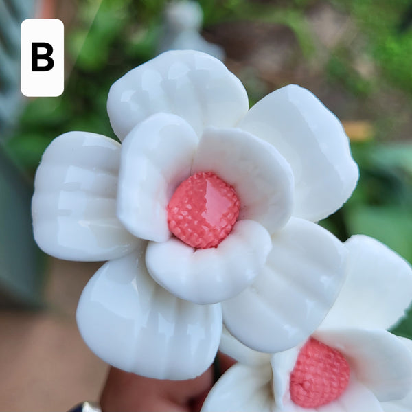 The Forever Bloom Hand-Sculpted Botanicals - White Series
