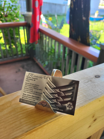 Spoon Card Holder with Heart