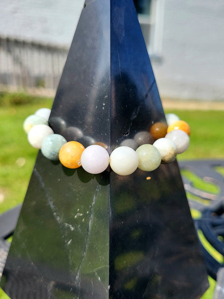 Burmese Jade Elastic Bracelet