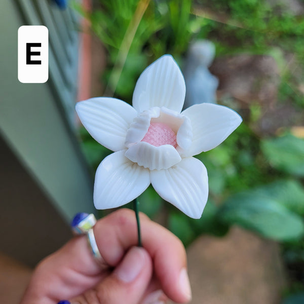 The Forever Bloom Hand-Sculpted Botanicals - White Series