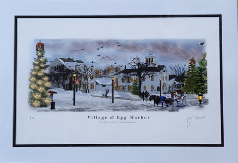 “Village of Egg Harbor” - Printed Sketch (13x19”) by David Robillard #13