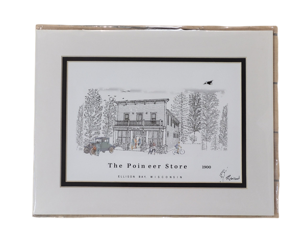 “The Pioneer Store” - Printed Sketch by David Robillard