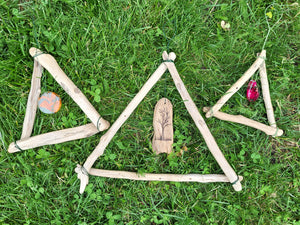 Hanging Driftwood Triangles- JVL Creations