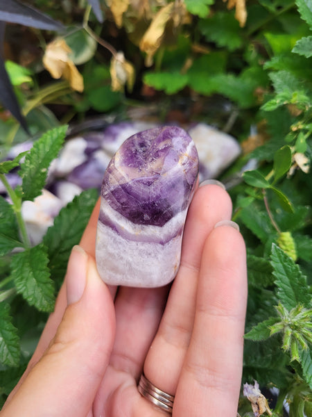 Chevron Amethyst - Polished Tumble