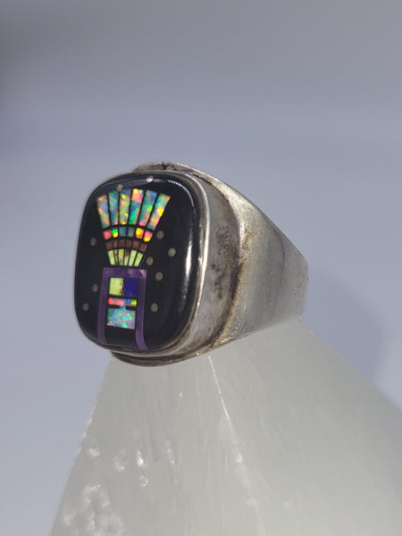 Signed Sterling Silver Ring - Size 11 - Marcia Nickols