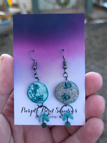 Ancient Roman Glass Earrings Style M - by Nikkie Howard