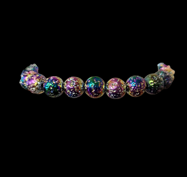 Lava Bead Elastic Bracelets