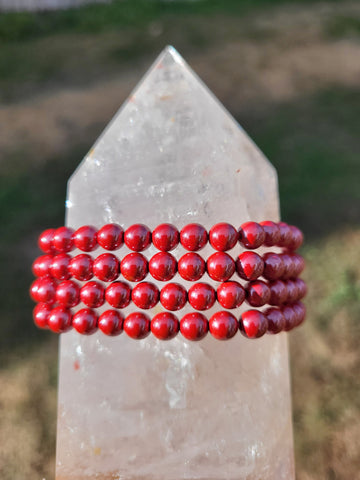 Cinnabar Elastic Bracelet