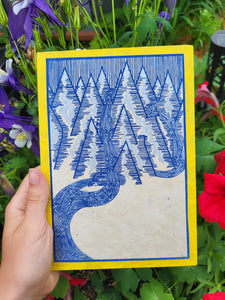 Tree-Free River and Mountain Hardcover Journal