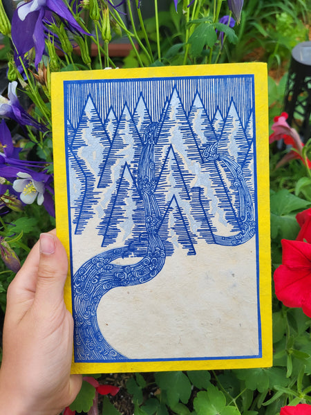 Tree-Free River and Mountain Hardcover Journal