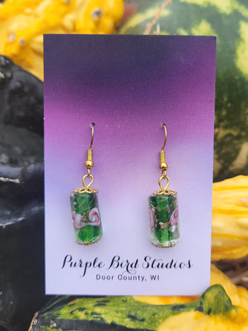 Antique Glass Bead Earrings by Nikkie Howard