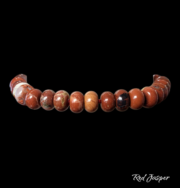 Red Jasper Elastic Bracelets