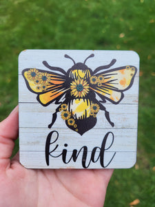 Be Kind Color Wood Magnet