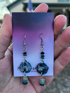 Ancient Roman Glass Earrings Style P - by Nikkie Howard