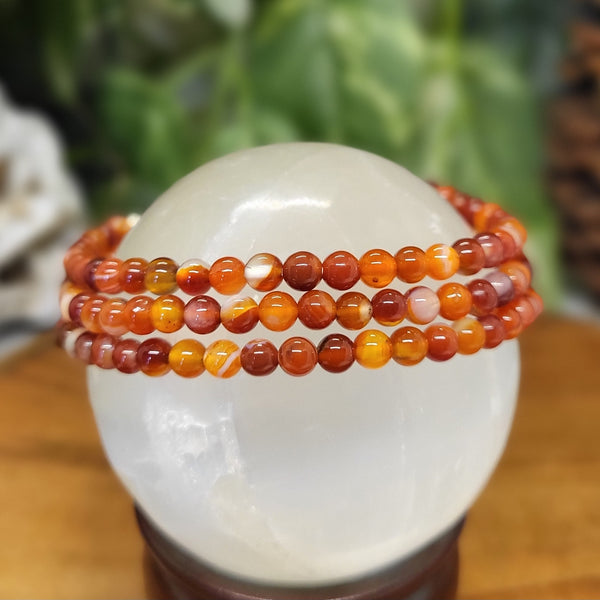 Carnelian Elastic Bracelets