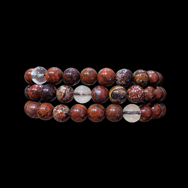 Brecciated Jasper Elastic Bracelet