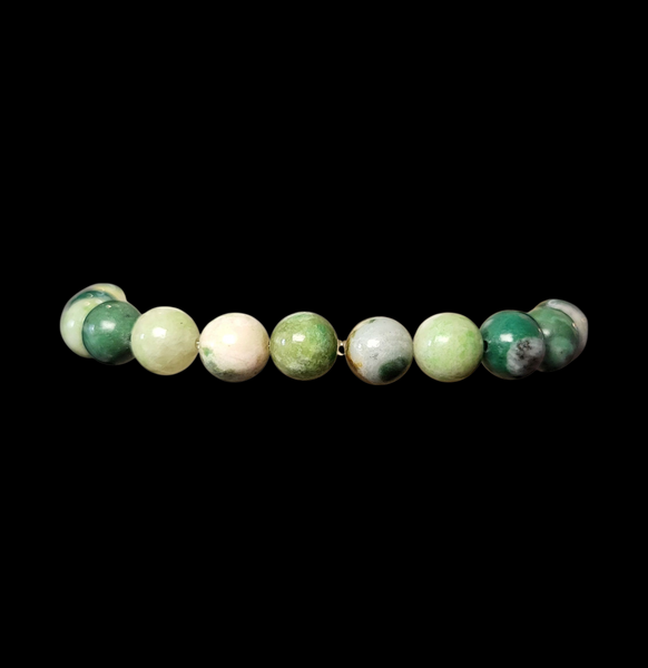 Qinghai Jade Elastic Bracelet