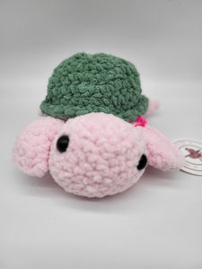 Pink + Green Turtle by Sarah Turner