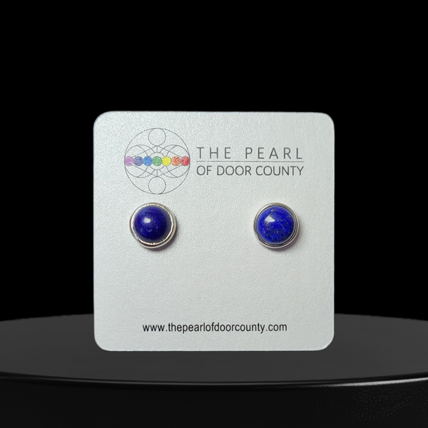 Lapis Lazuli Sterling Silver Stud