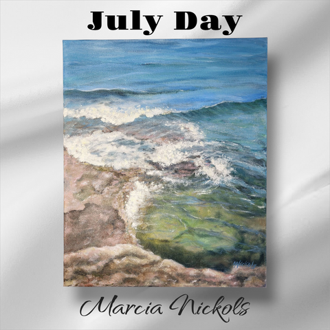 "July Day" - Original Oil by Marcia Nickols