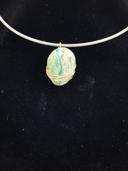 Chord Jewelry Chrysocolla Turquoise Necklace