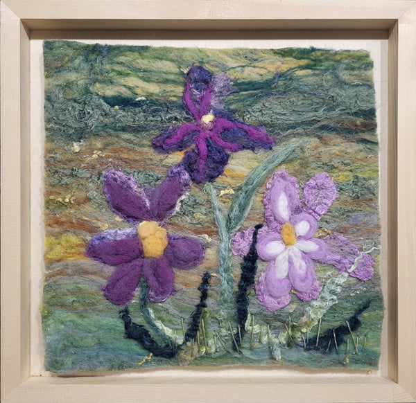 "Iris Friends" Felt Open Frame by Nicole Herbst