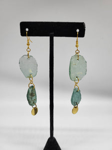 Ancient Roman Glass Earrings Style J - by Nikkie Howard