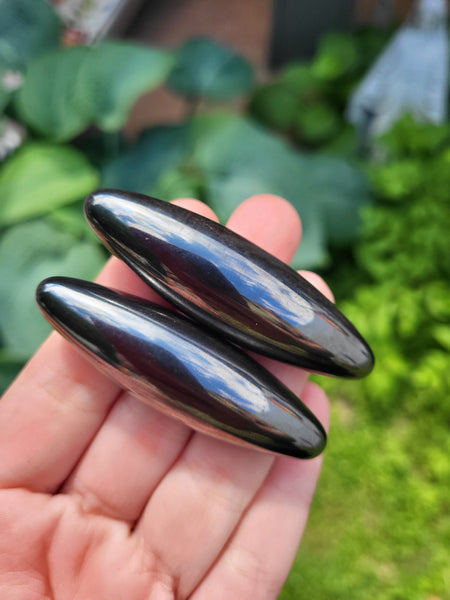 Polished Hematite Spheres and Ovals