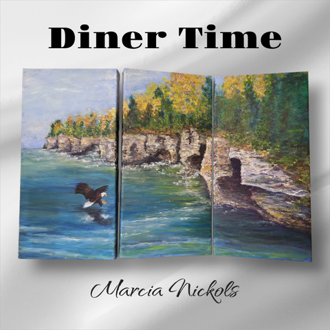 "Dinner Time" - Original Oil by Marcia Nickols