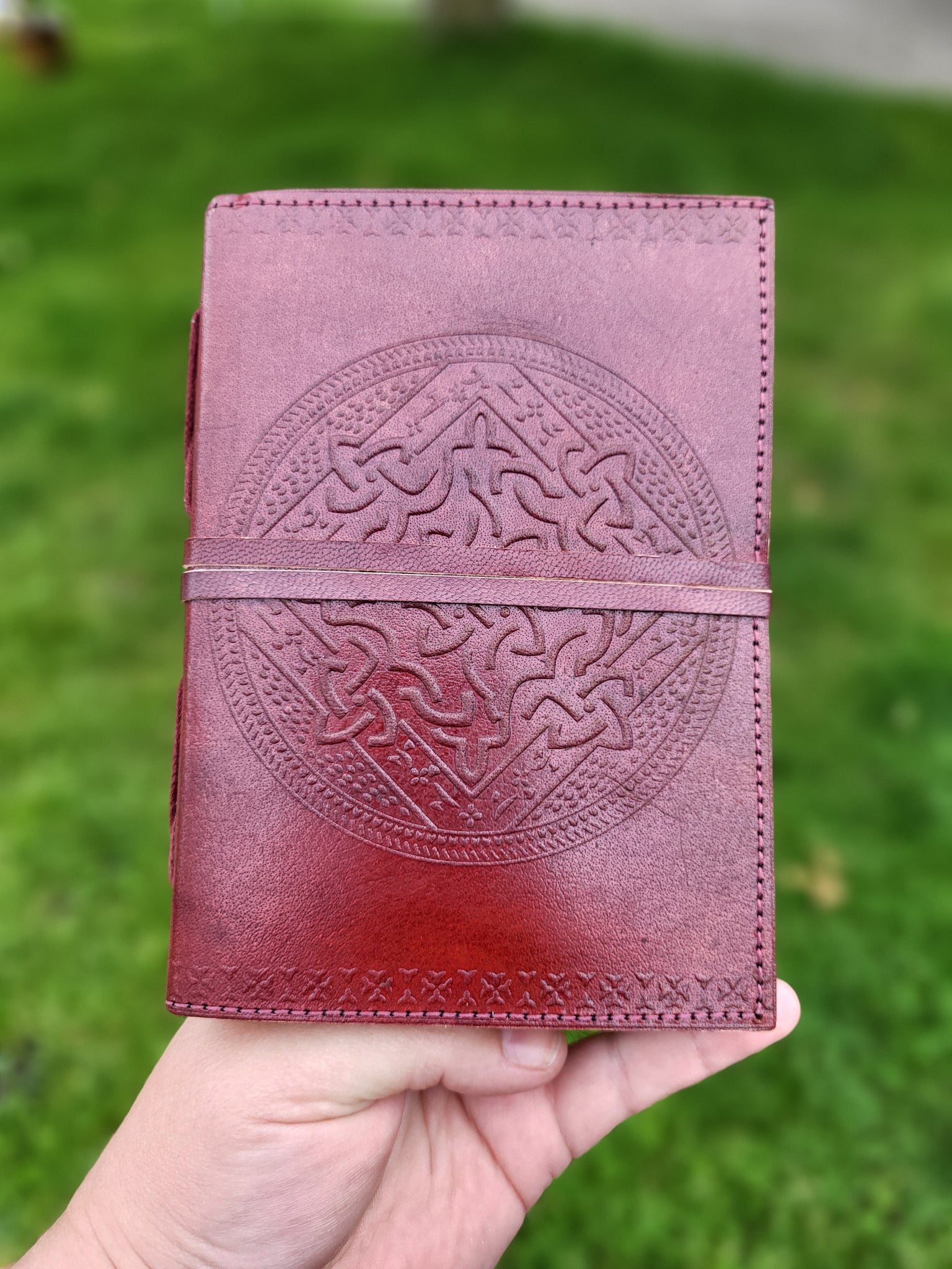 Celtic Knot Leather Journal