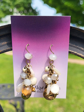 Multi Stone Fringe Earrings by Nikkie Howard