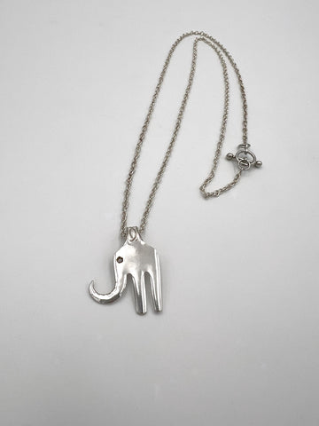 Elephant Fork Necklace