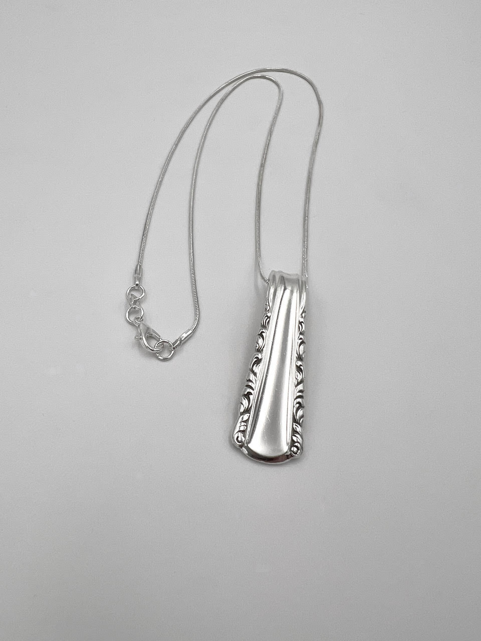 Spoon Pendant Necklace 20" Chain