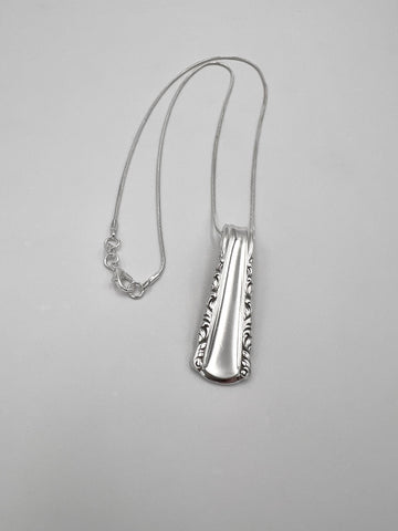 Spoon Pendant Necklace 20" Chain