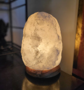 Salt Lamp 8” White