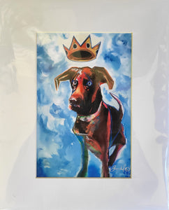 “King of the House” - Ernest Beutel Matted Print 8x10