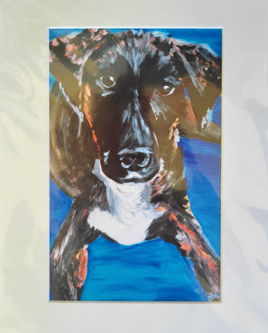 “The Sniffer” - Samantha Beutel Matted Print 8x10
