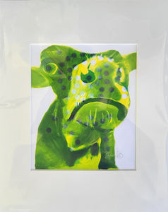 “Cow Pox” - Ernest Beutel Matted Print 8x10