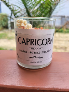 Lunastry Soy Wax & Crystal Candles - Capricorn