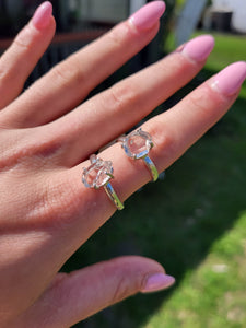 Herkimer Diamond Sterling Silver Ring