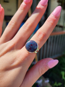 Ruby in Kyanite Sterling Silver Ring