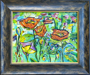 “Gift from the Garden” - 11x14 Framed Original Acrylic by Christina Healy