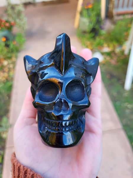 Obsidian Crowned Skulls