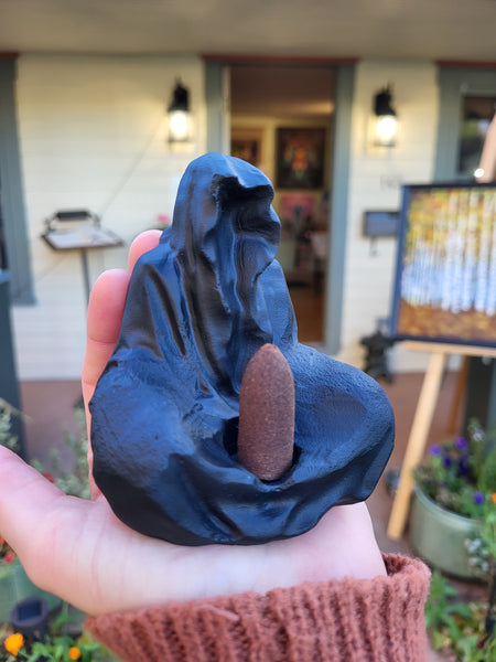 Obsidian Reaper Incense (cone) or Sphere Holder