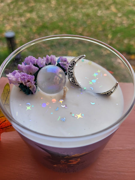 Lunastry Soy Wax & Crystal Candles - Don’t Make Me Flip My Witch Switch