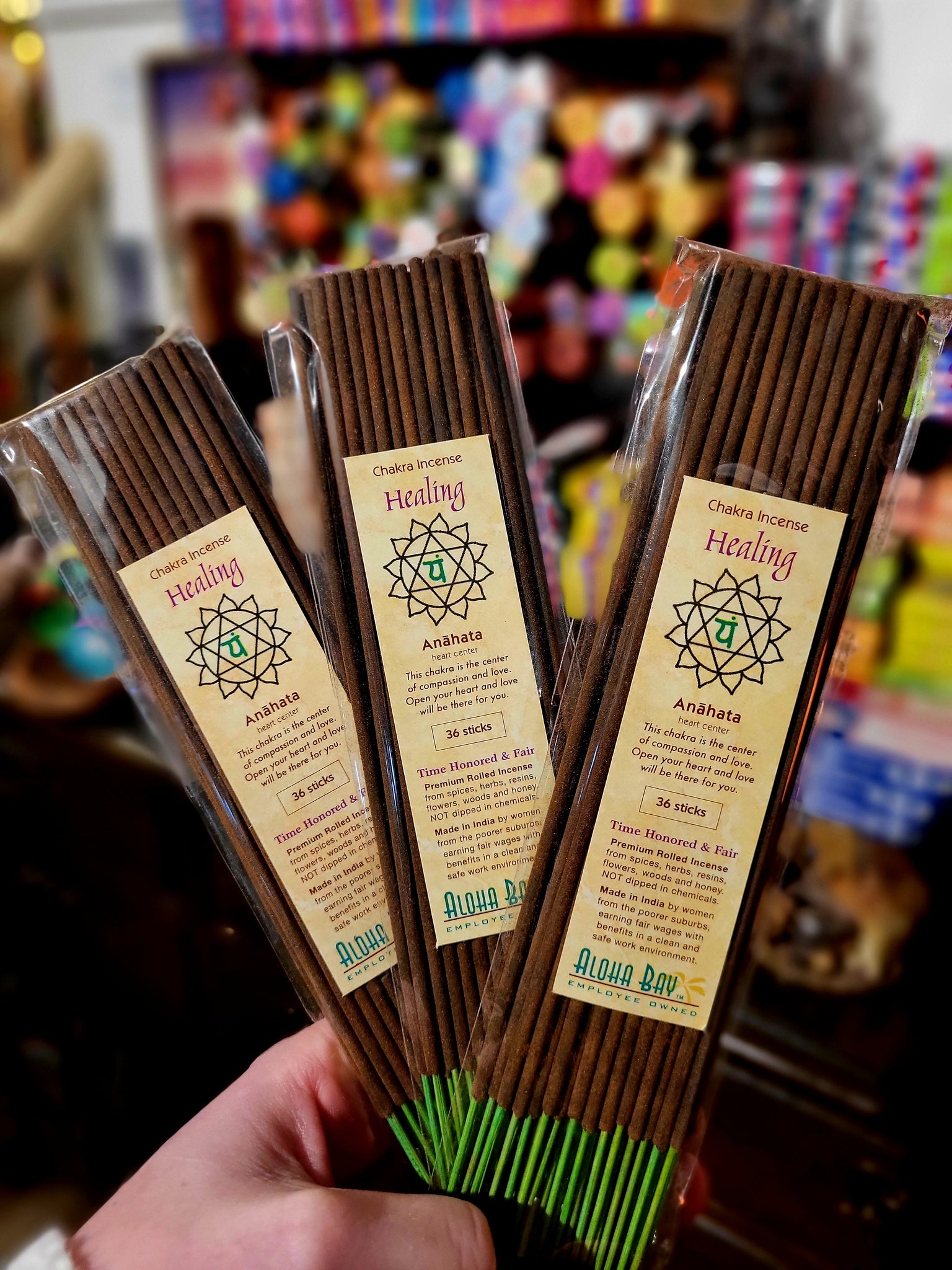 Aloha Bay Chakra Incense Sticks - 36 Pack