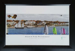 “Graham Park Waterfront” - Framed Printed Photo (13x19”) by David Robillard